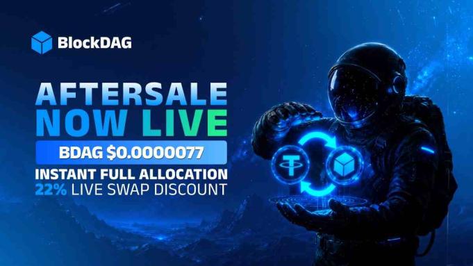 BlockDAG Launches 22% LIVE SWAP Aftersale