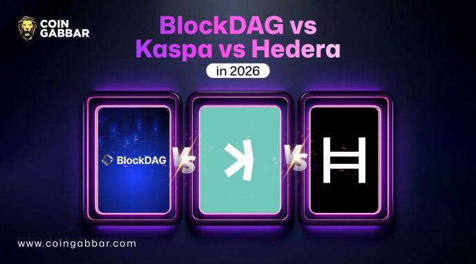 BlockDAG vs Kaspa vs Hedera in 2026