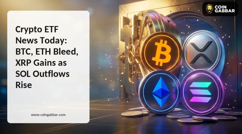 Crypto ETF News Today Bitcoin outflows XRP inflows