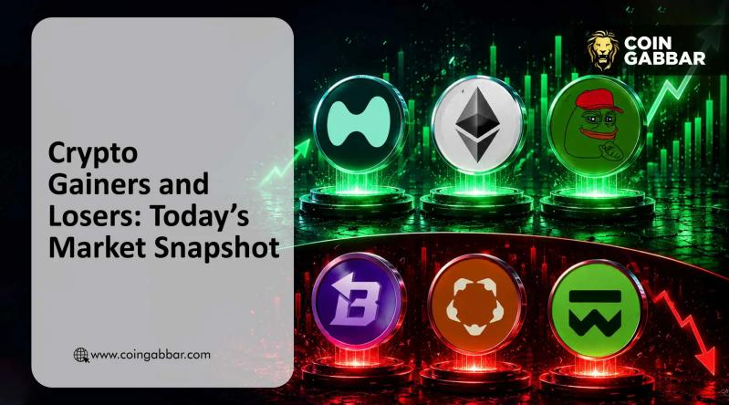 Crypto Gainers and Losers: Today’s Market Snapshot