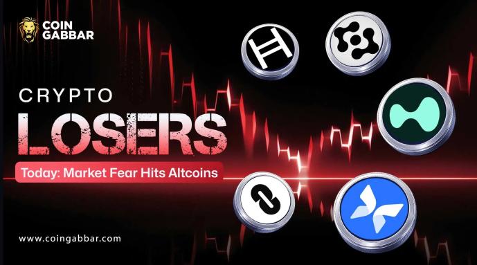 Crypto Losers Today: Market Fear Hits Altcoins