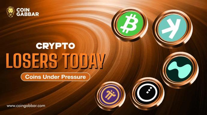 Crypto Losers Today: Coins Under Pressure