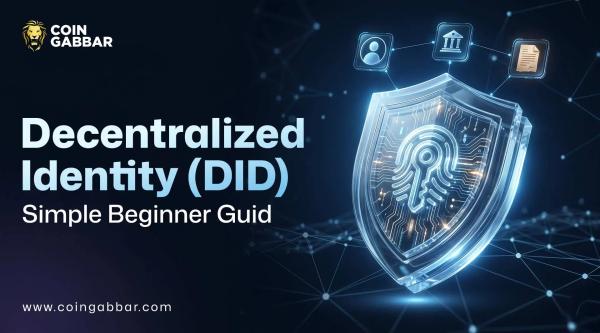 Decentralized identity DID concept illustration