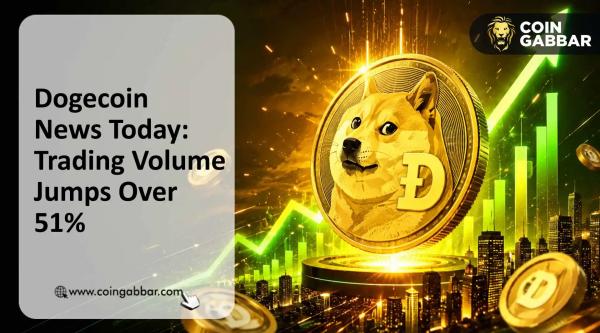 Dogecoin News Today: DOGE Trading Volume Jumps Over 51% Today
