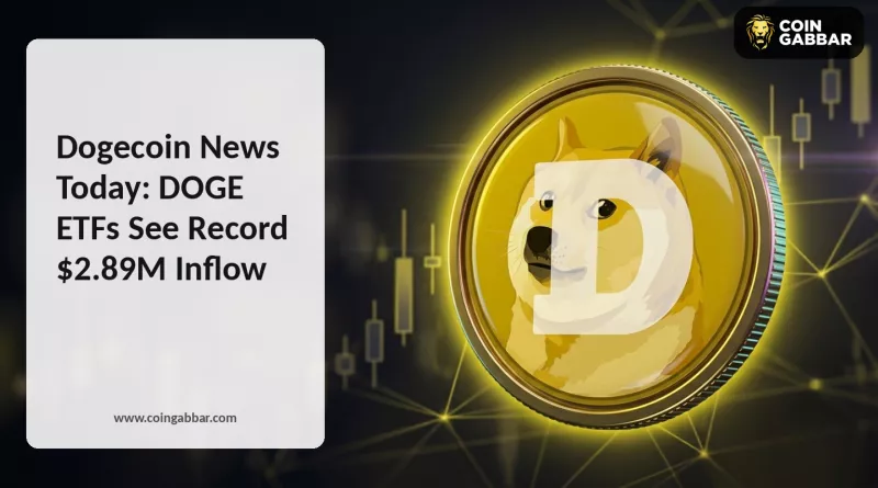 Dogecoin News Today: DOGE ETFs See Record $2.89M Inflow