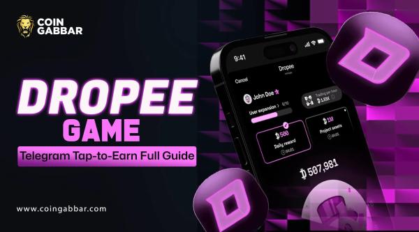 Dropee game Telegram tap to earn guide