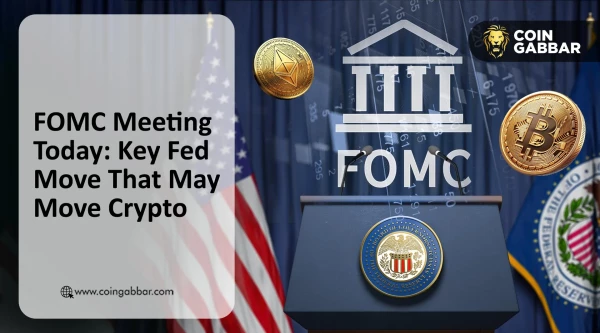 FOMC Meeting Today: Key Fed Move That May Move Crypto