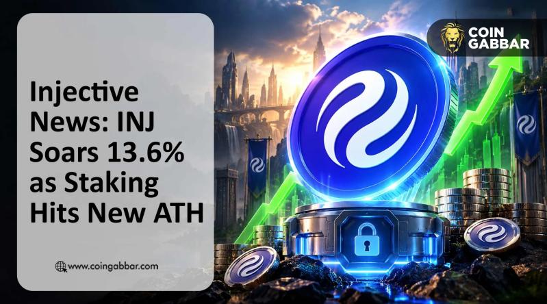 Injective News 2026 – INJ price pump 13.6% amid staking ATH and privacy upgrade