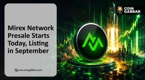 Mirex Network Presale Goes Live Today: MRX Listing Date Out, Check