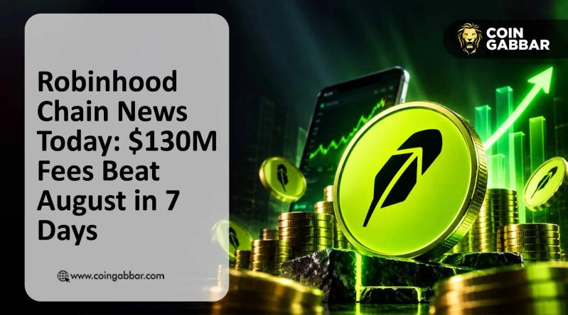 Robinhood Chain News Today chart shows weekly app fees and stock token TVL
