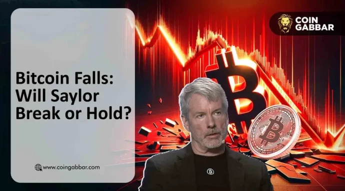 Bitcoin Falls Will Saylor Break or Hold
