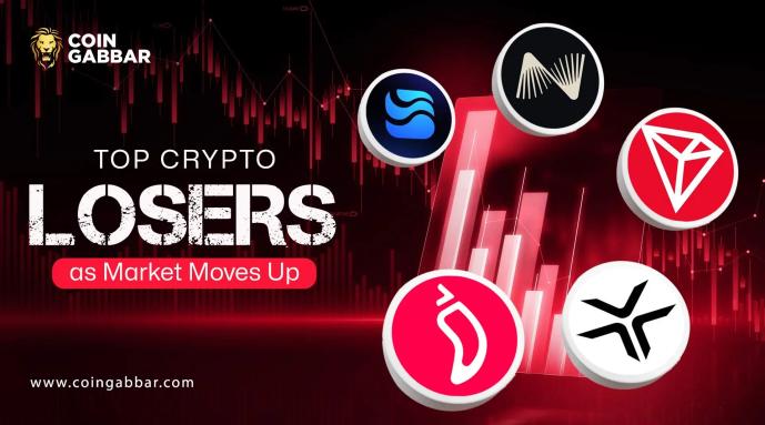 Top Crypto Losers as Market Moves Up