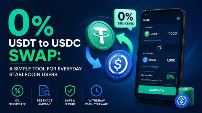 0% USDT to USDC Swap: A Simple Tool for Everyday Stablecoin Users