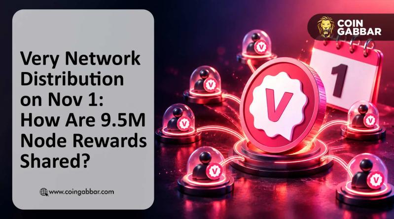 Very Network Distribution graphic showing 9.5M AD VERY payout on Nov 1