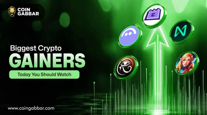 Biggest Crypto Gainers Today You Should Watch