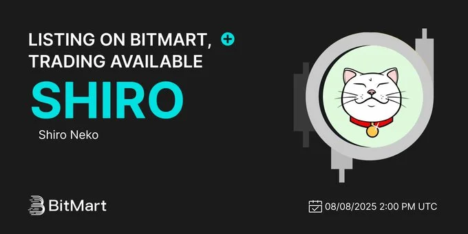 BitMart Exchange Listing - Shiro Neko ($SHIRO)