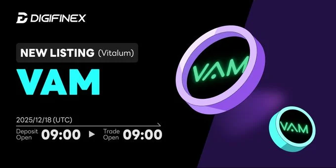 Vitalum ($VAM) List on DigiFinex Exchange