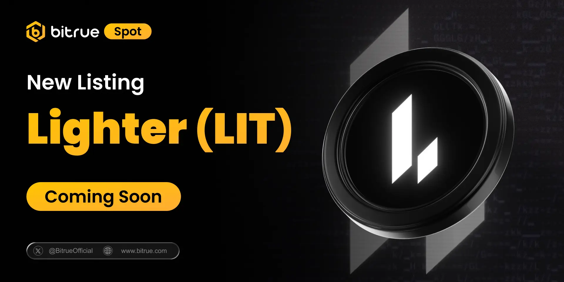 Lighter ($LIT) Listing on Bitrue Exchange