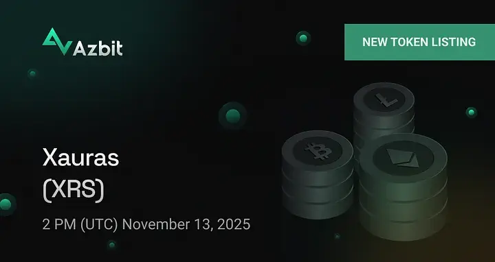 Xauras ($XRS) List on azbit Exchange