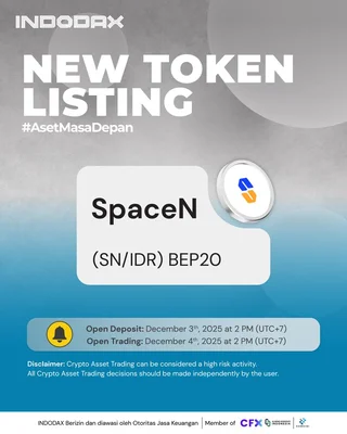 SpaceN ($SN) List on INDODAX Exchange