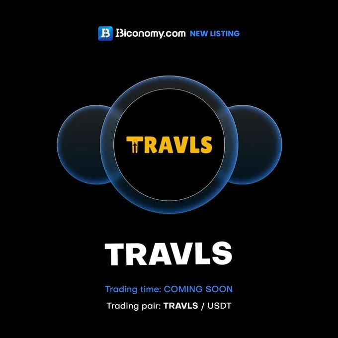 Travls.io ($TRAVLS) List on Biconomy Exchange logo