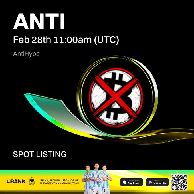 AntiHype ($ANTI) List on Lbank Exchange