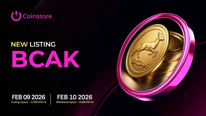 BCAK ($BCAK) List on Coinstore Exchange