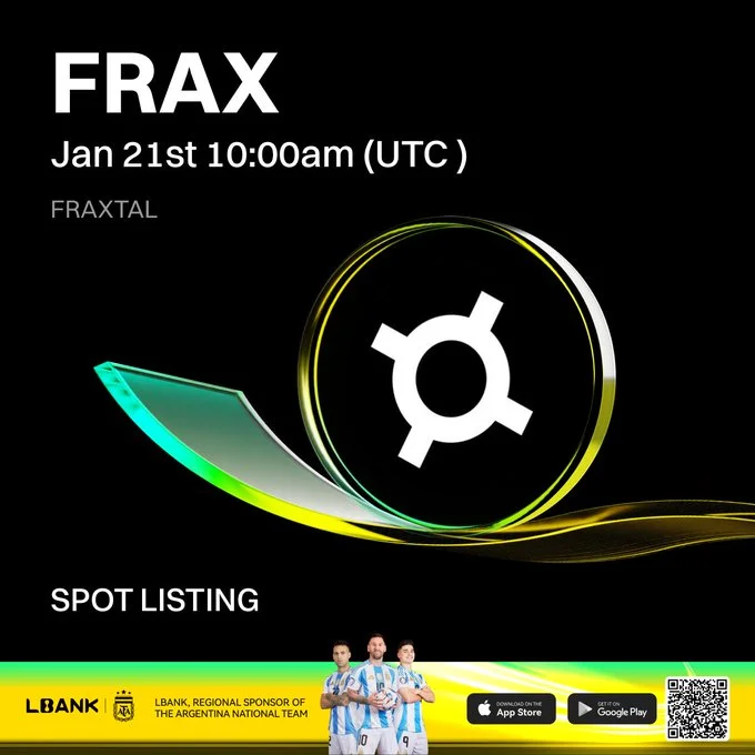 FRAXTAL ($FRAX) List on Lbank Exchange