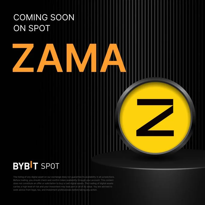 ZAMA ($ZAMA) List on Bybit Exchange