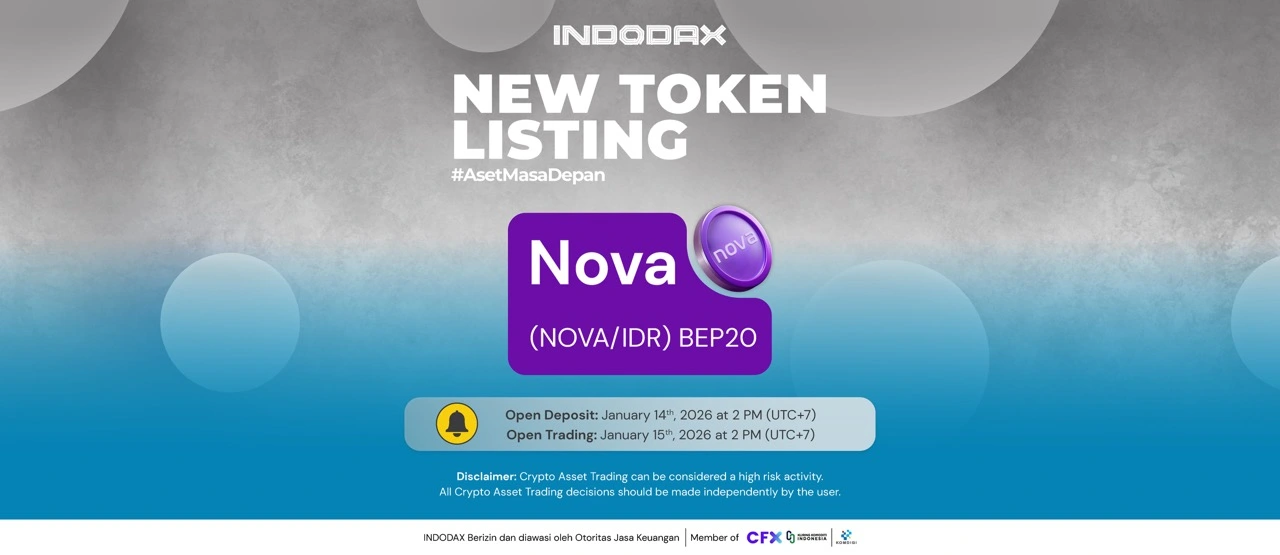 Nova ($NOVA) List on INDODAX Exchange
