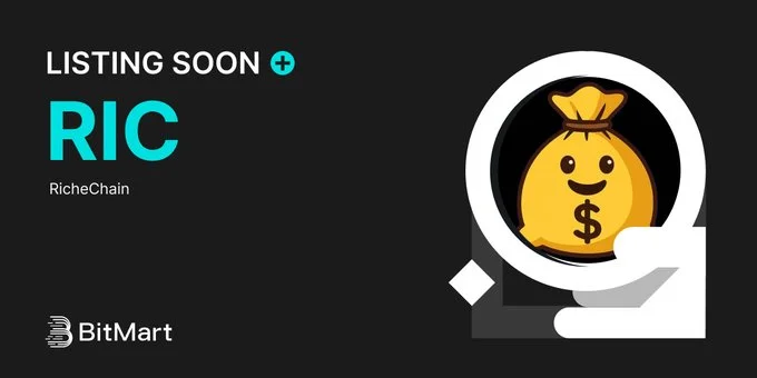 RicheChain ($RIC) List on BitMart Exchange logo