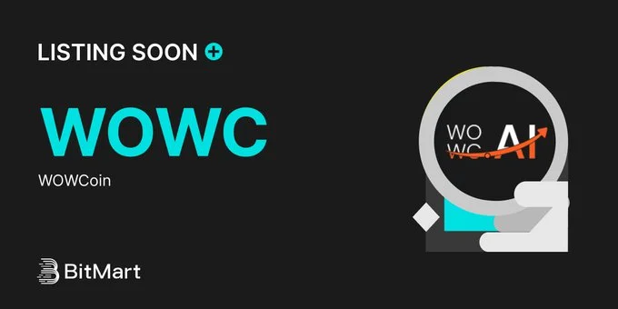 WOWCoin ($WOWC) List on BitMart Exchange logo