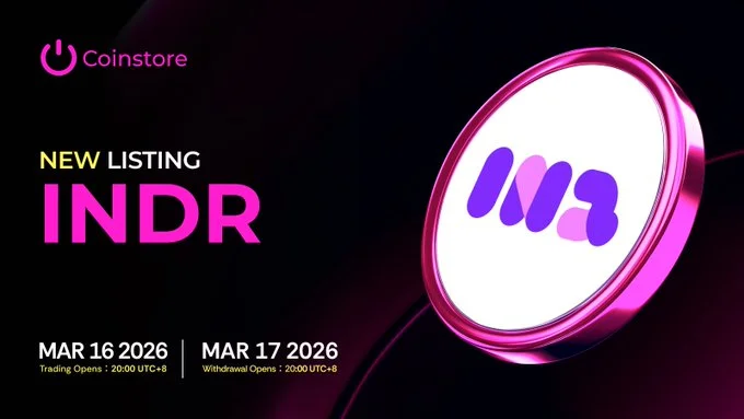 INDR ($INDR) List on Coinstore Exchange