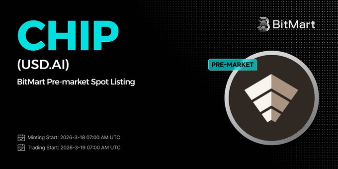 USD.AI ($CHIP) List on Bitmart Exchange