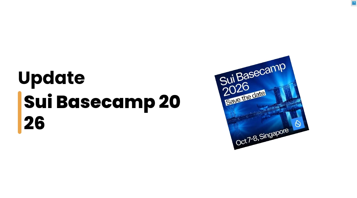 Sui Basecamp 2026 conference in Singapore