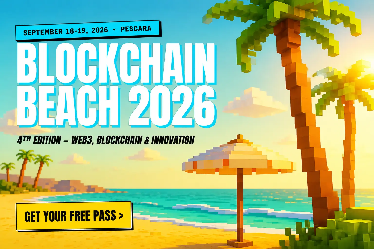 Blockchain Beach 2026 Pescara Italy university campus event