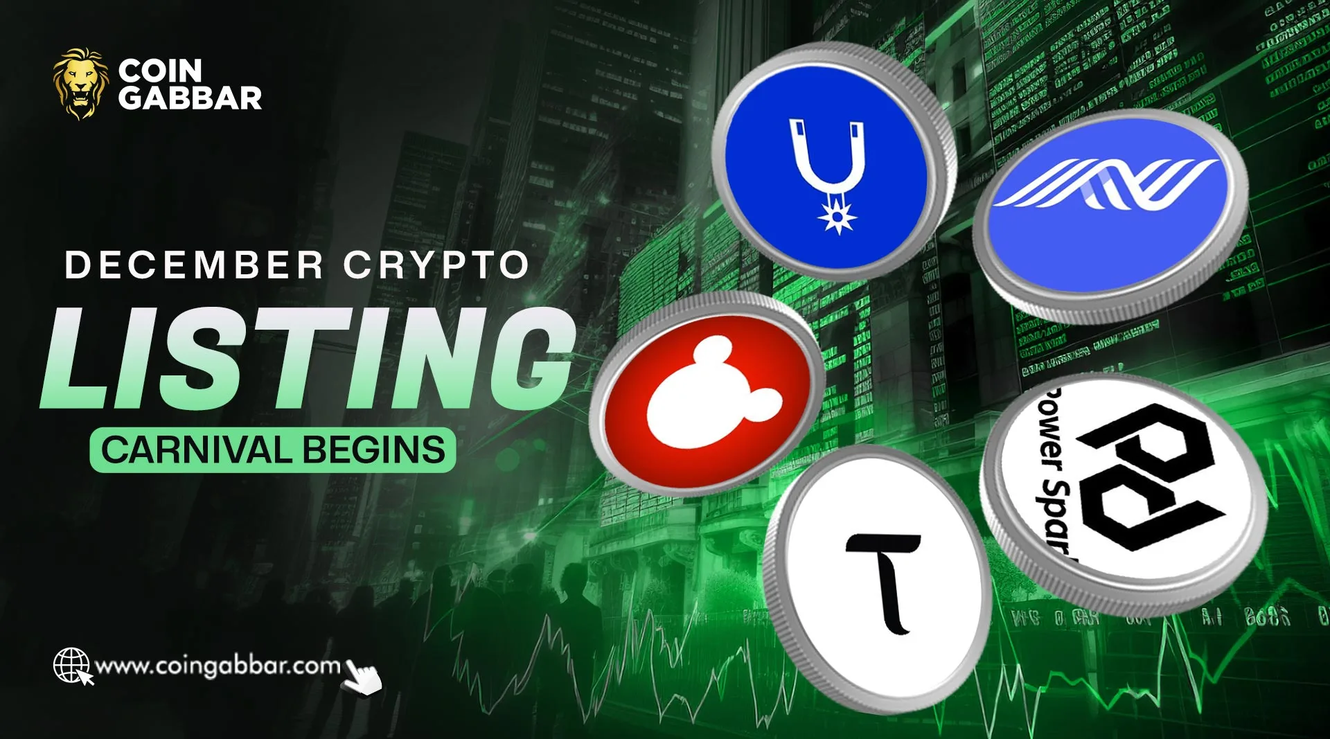 December Crypto Listing Carnival Begins