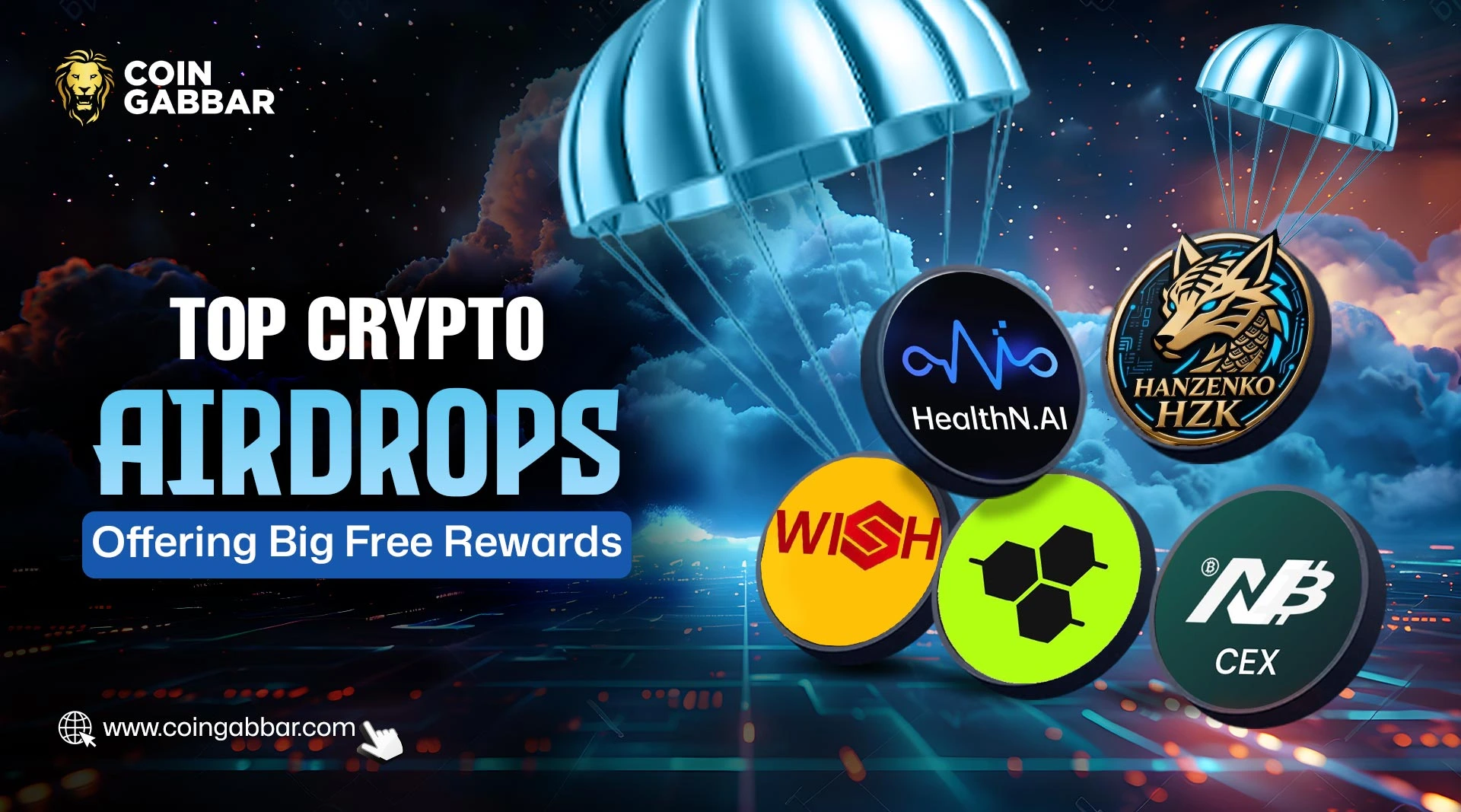Top Crypto Airdrops Offering Big Free Rewards