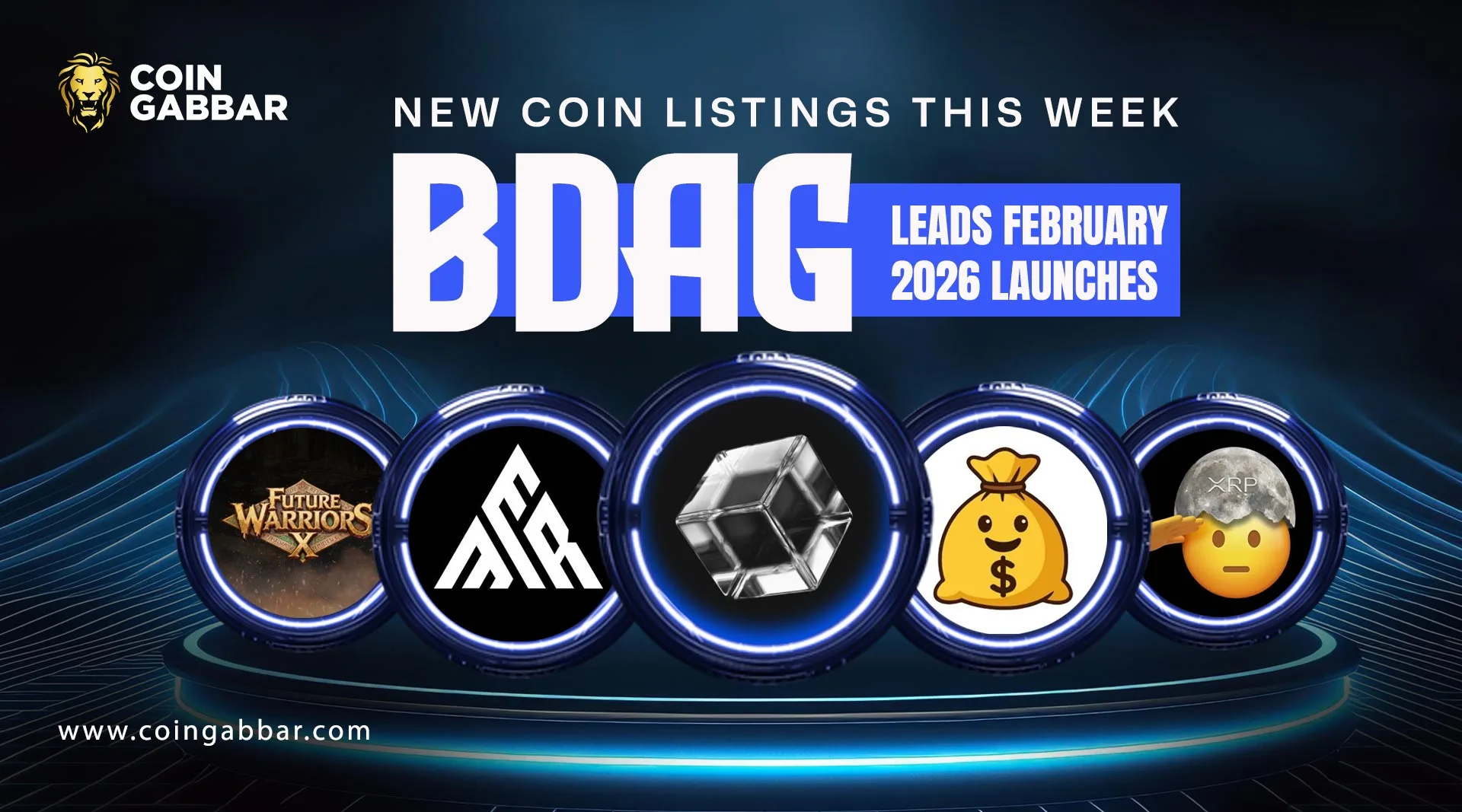 February Crypto Coin Listing Update: BlockDAG Leads