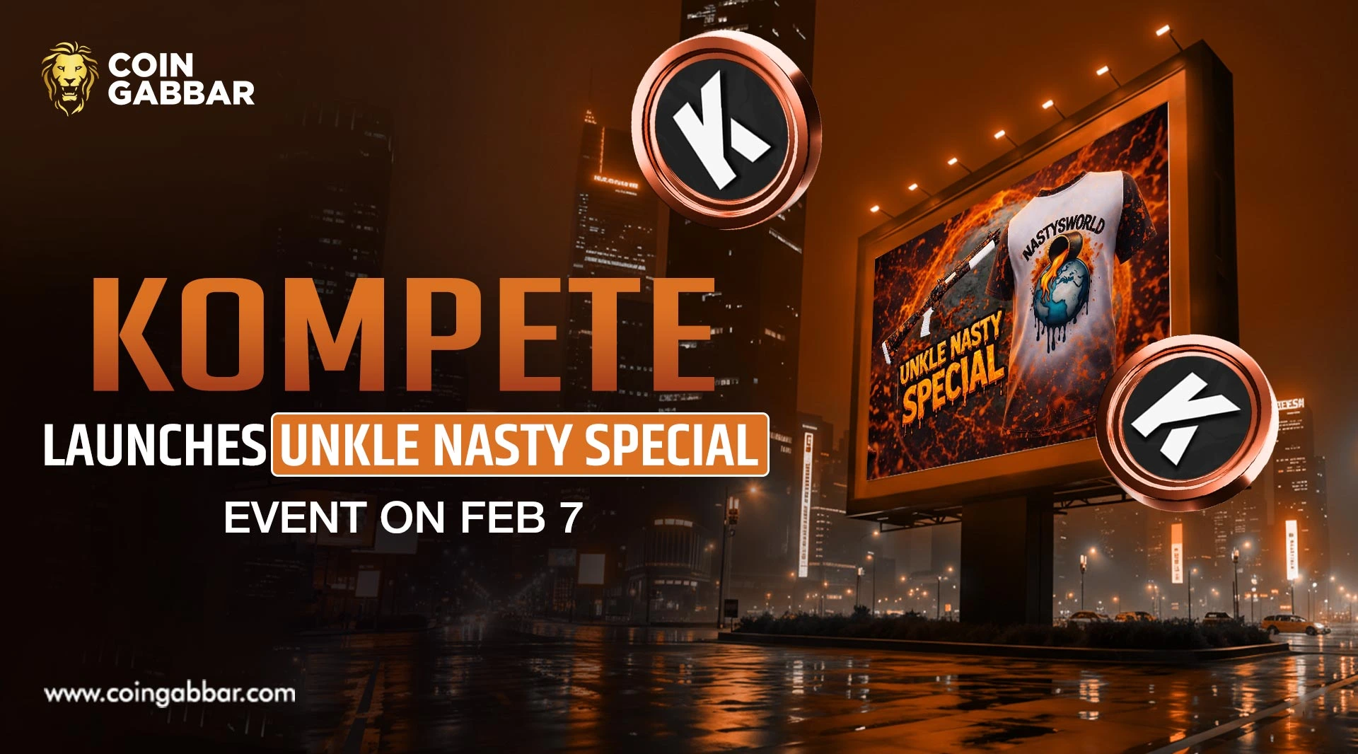 KOMPETE Launches Unkle Nasty Special Event On Feb 7