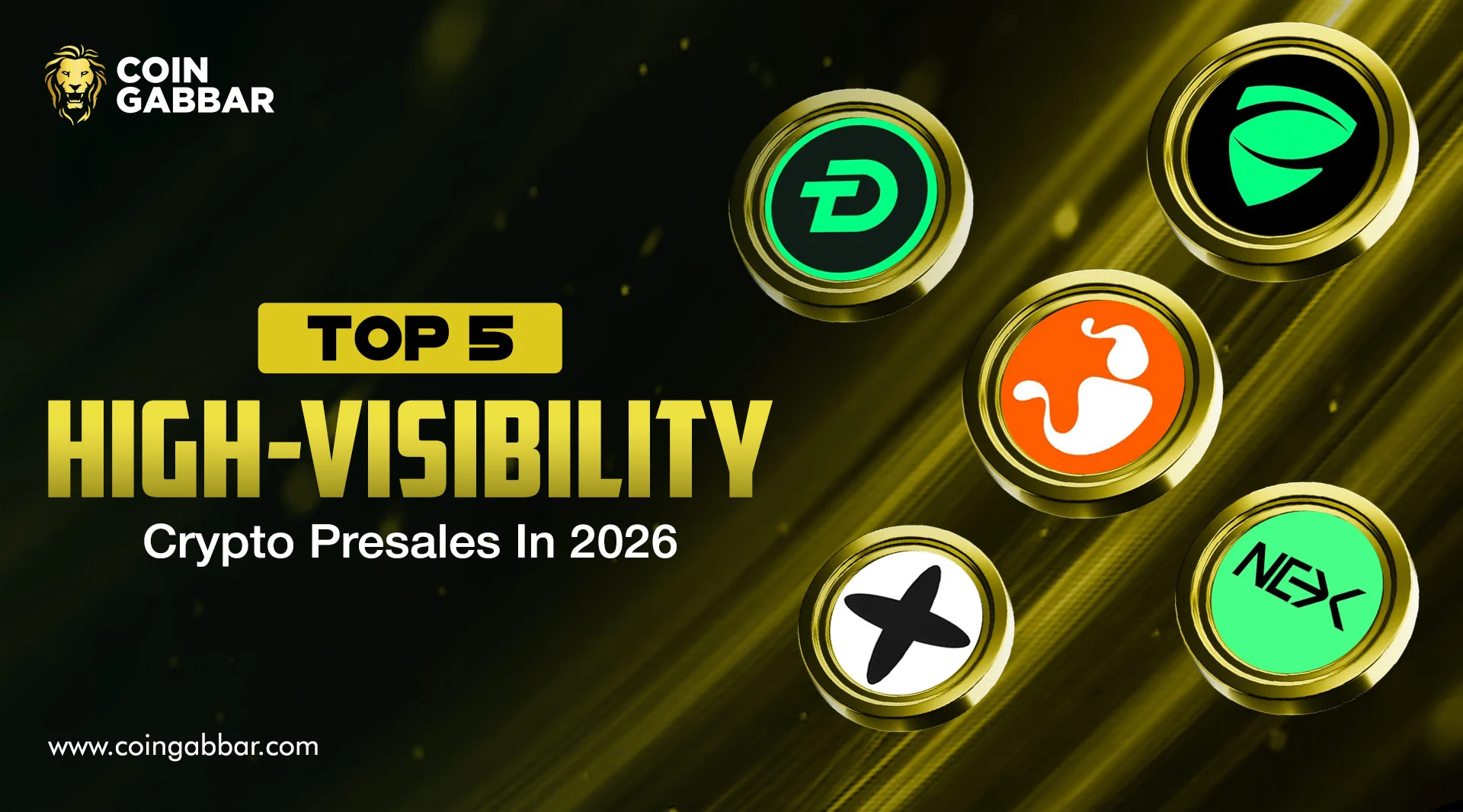 Top 5 High-Visibility Crypto Presales In 2026