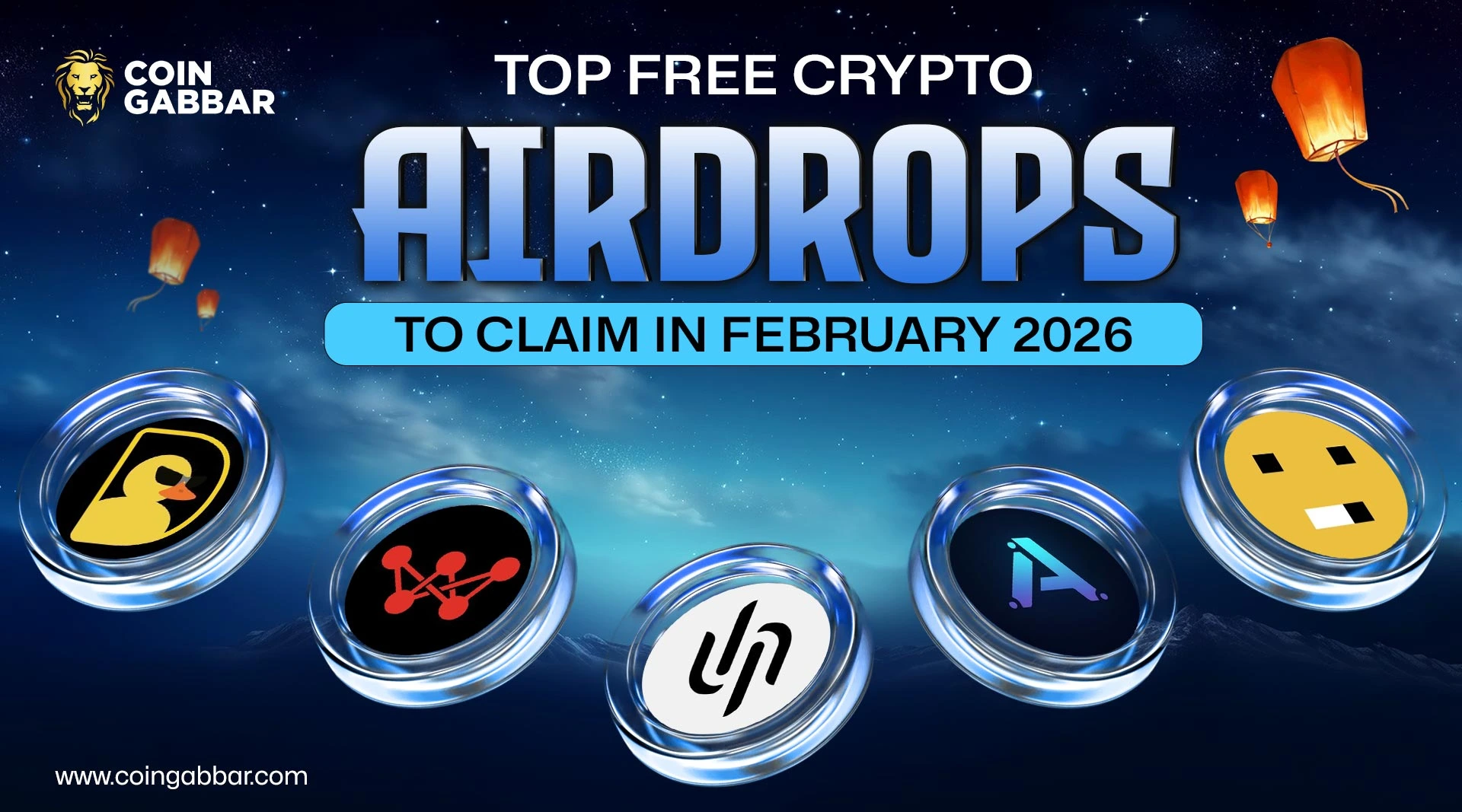 Top Free Crypto Airdrops to Claim in February 2026