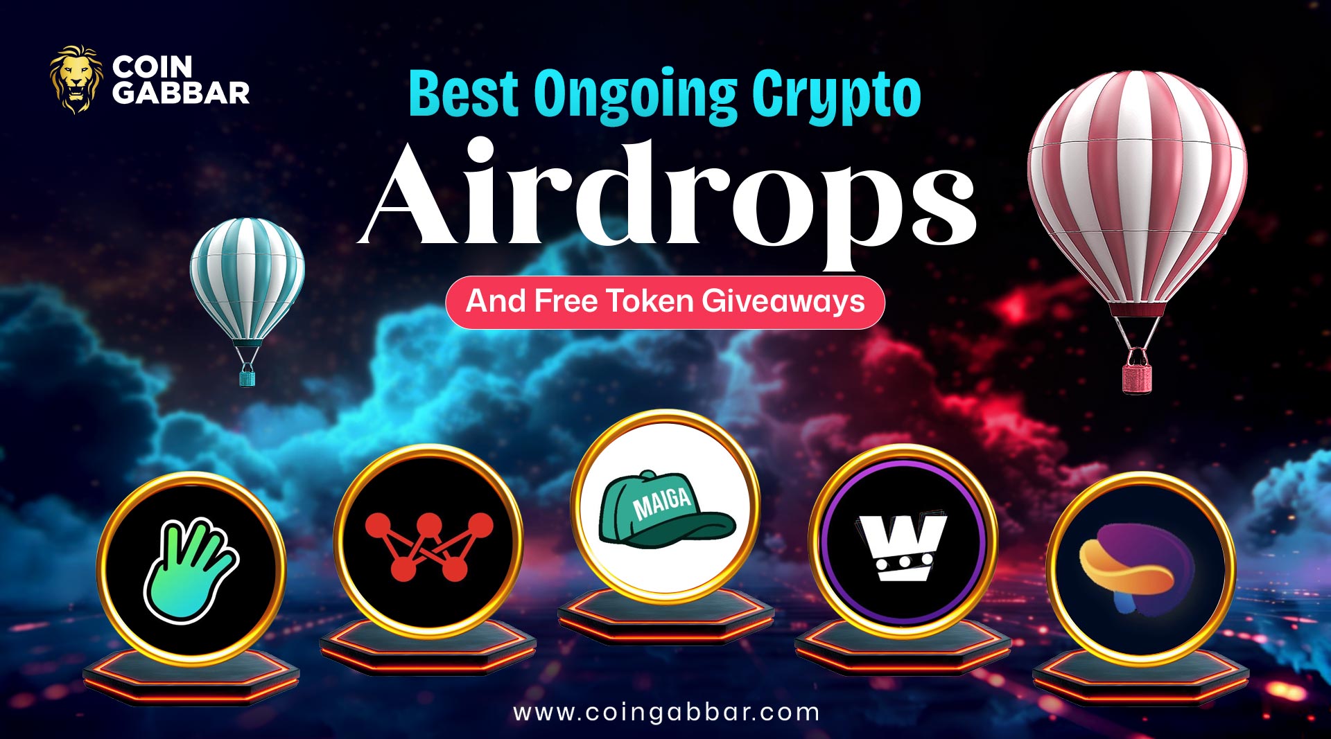 Best Ongoing Crypto Airdrops And Free Token Giveaways