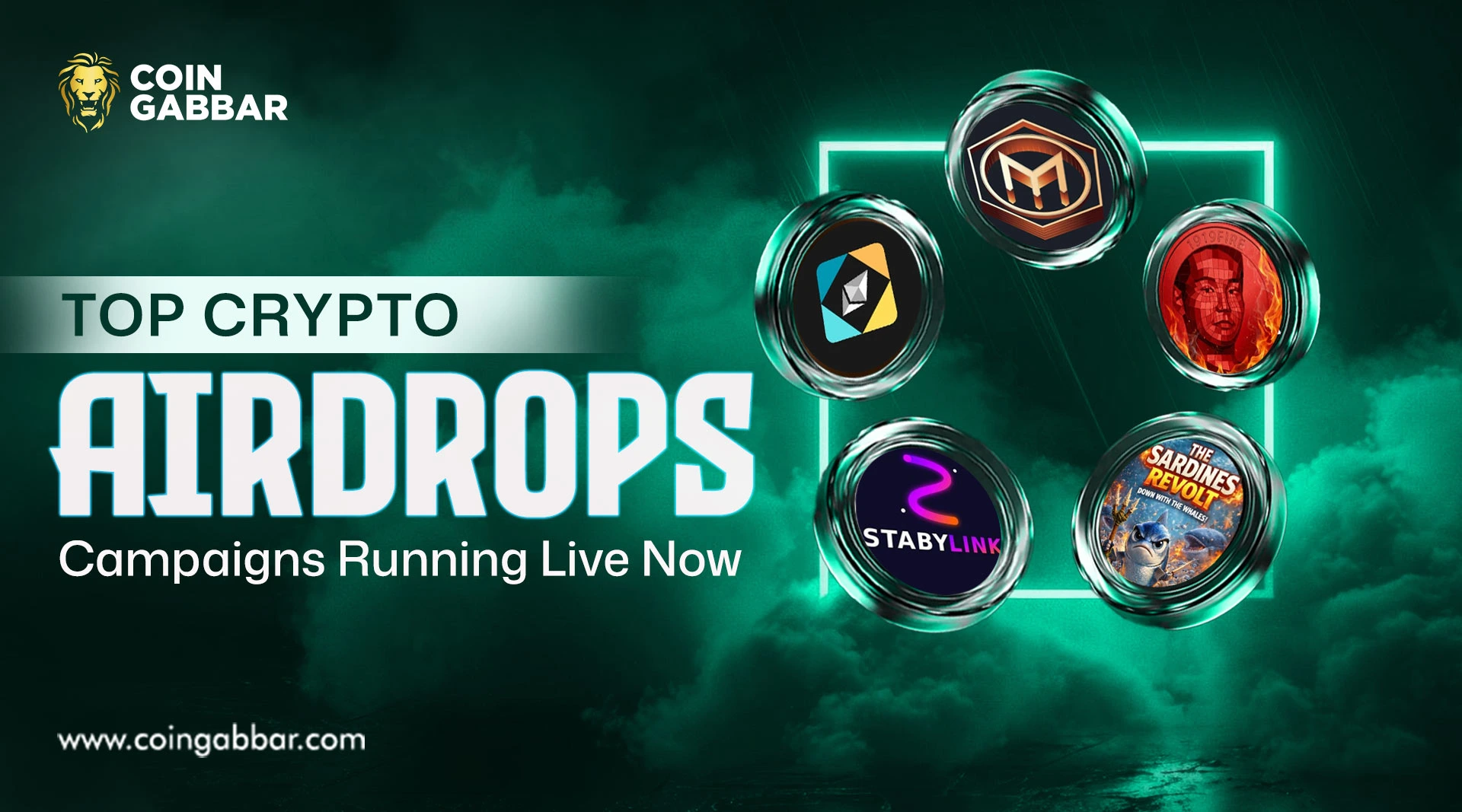Top Crypto Airdrops Campaigns Running Live Now