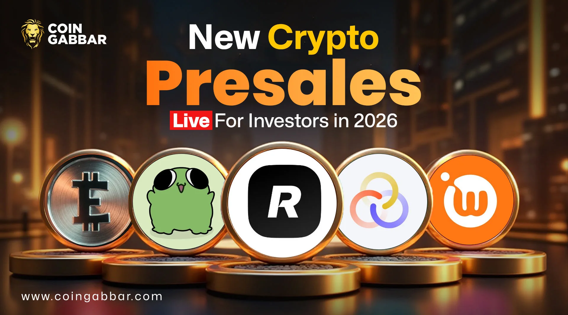 New Crypto Presales Live For Investors in 2026
