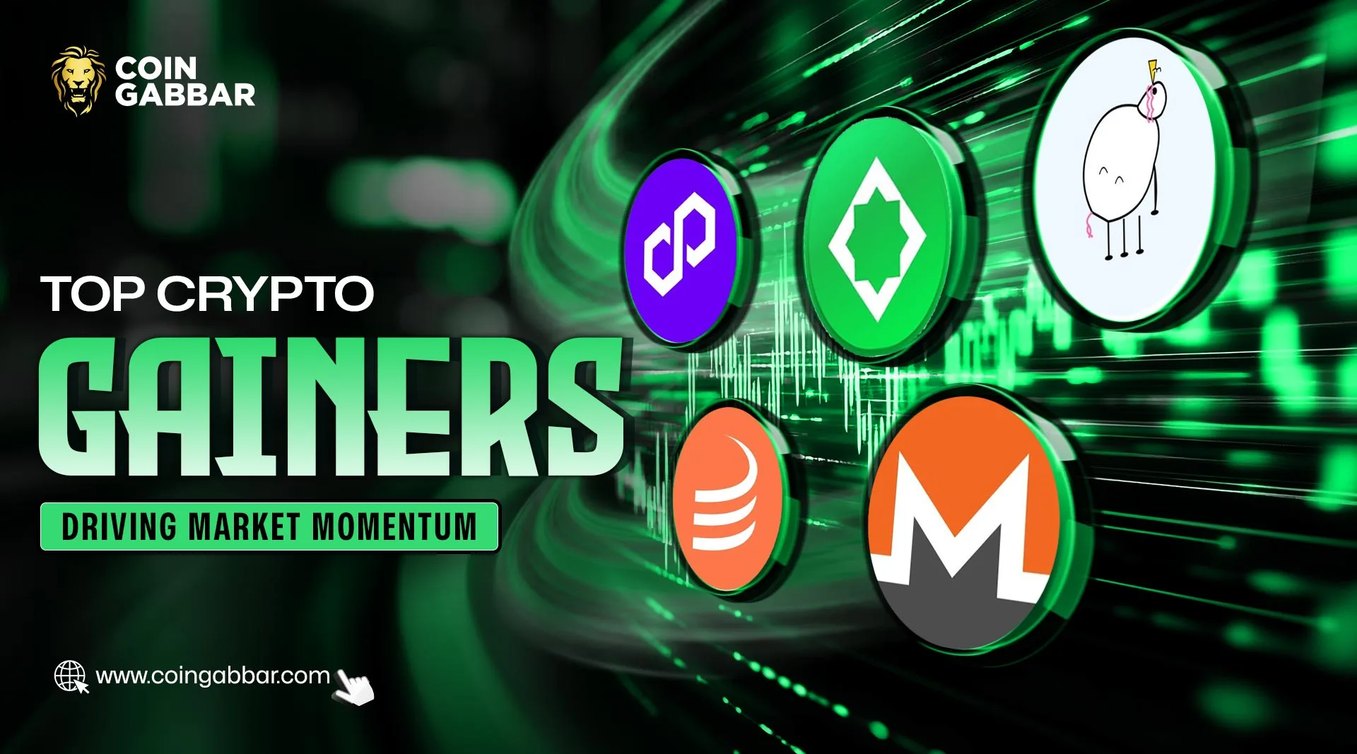 Top Crypto Gainers Today: POL, ISLM, XMR, SYRUP, PIPPIN