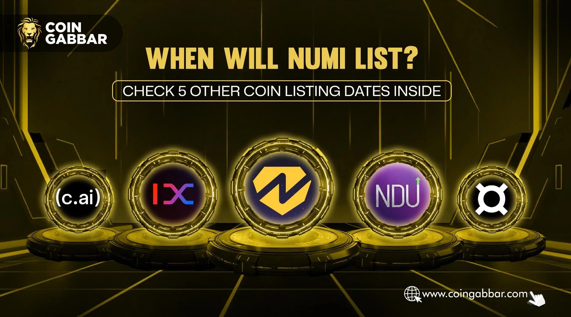 When Will NUMI List? Check 5 Other Crypto Coin Listing Dates Inside