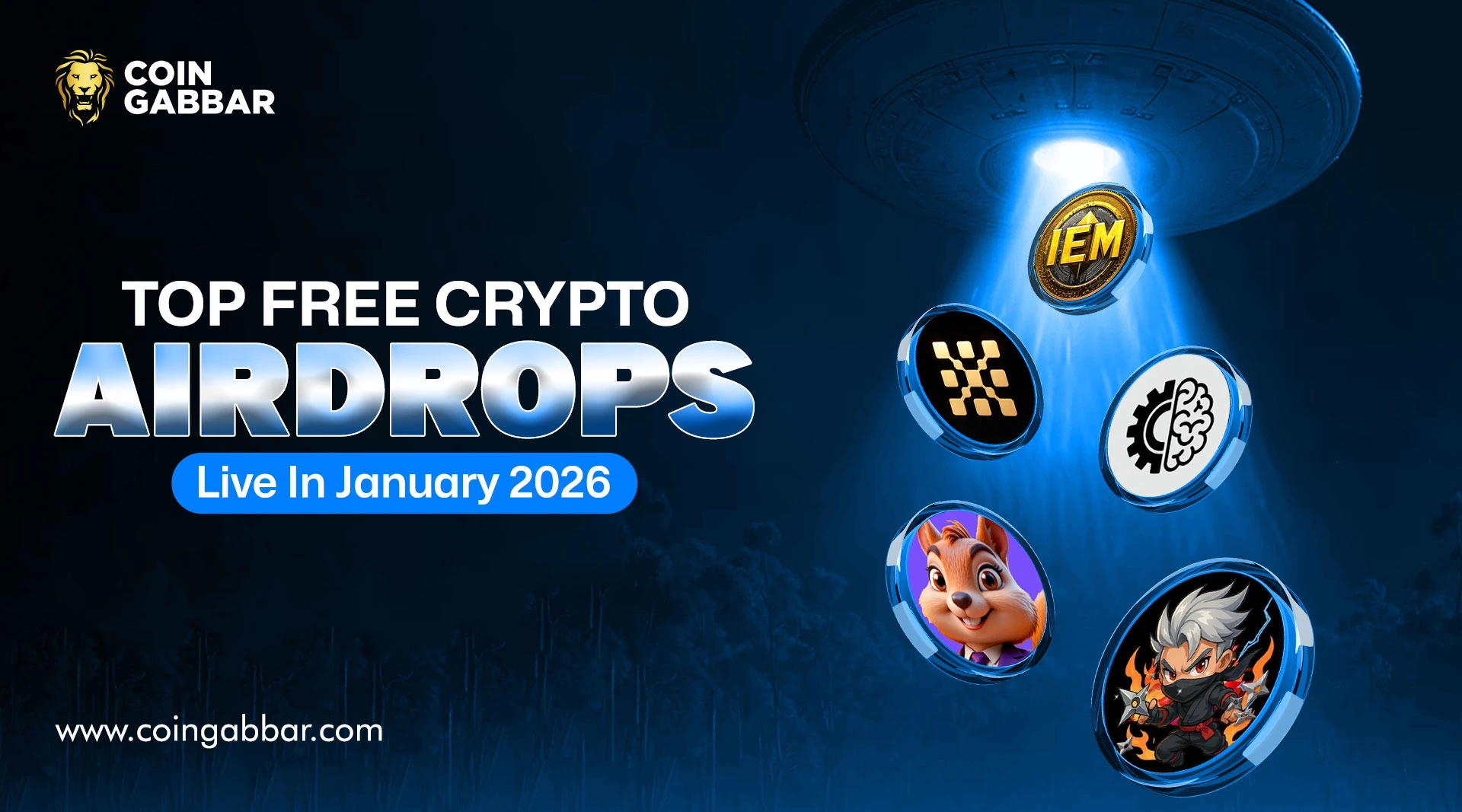 Top Free Crypto Airdrops Live In January 2026