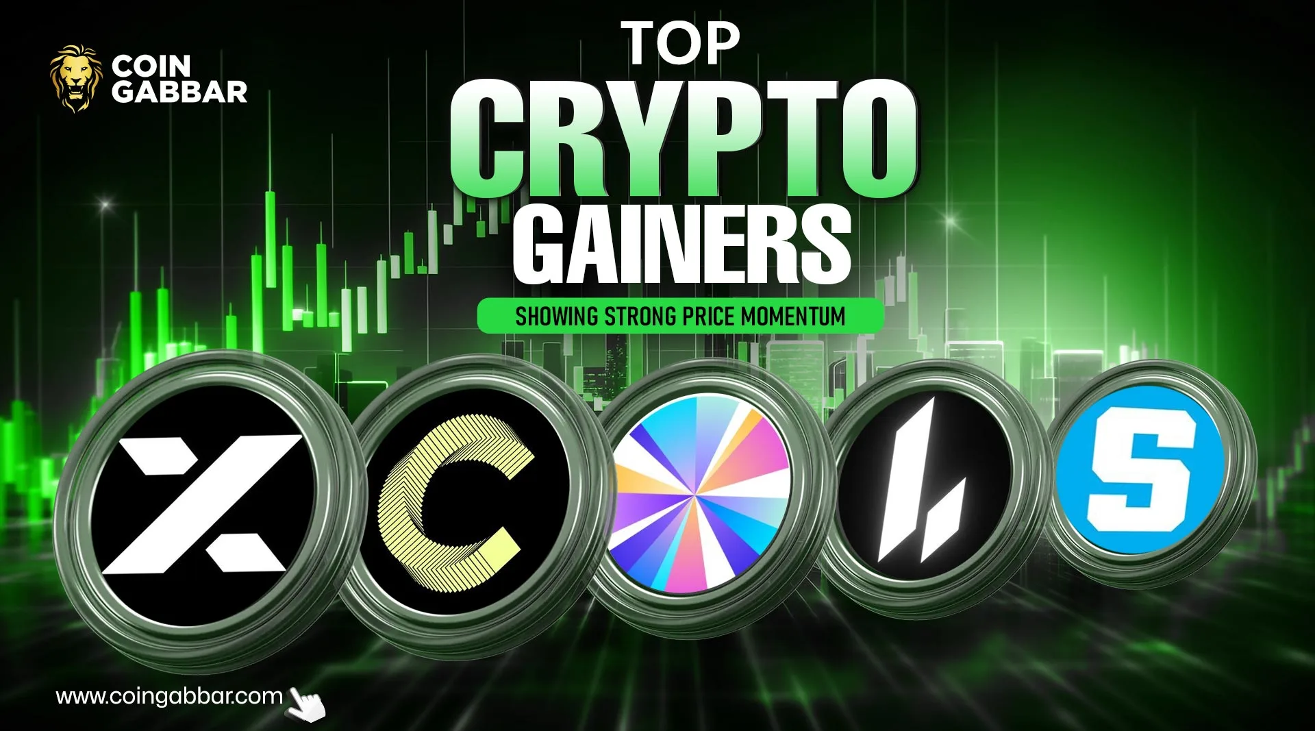 Top Crypto Gainers Today: SAND, CC, MYX, LIT, SKY