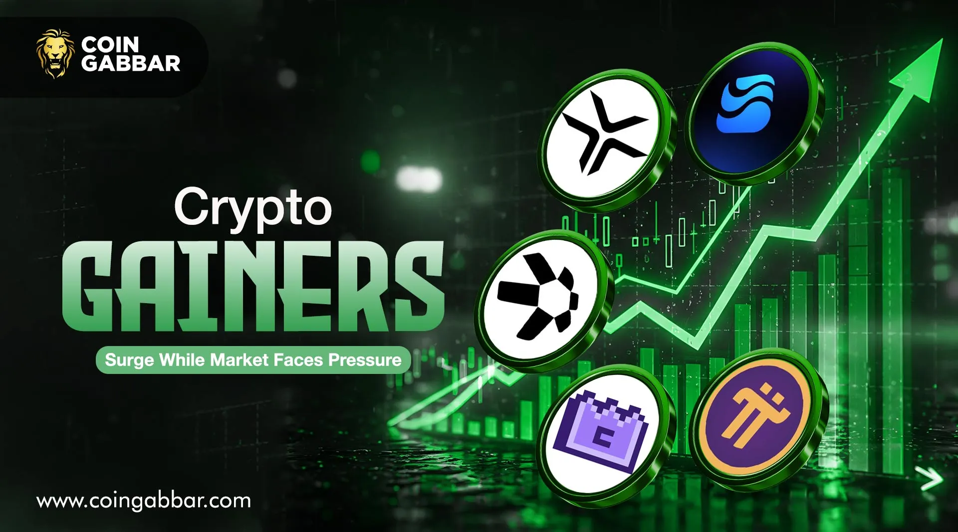 Crypto Gainers Surge While Market Faces Pressure